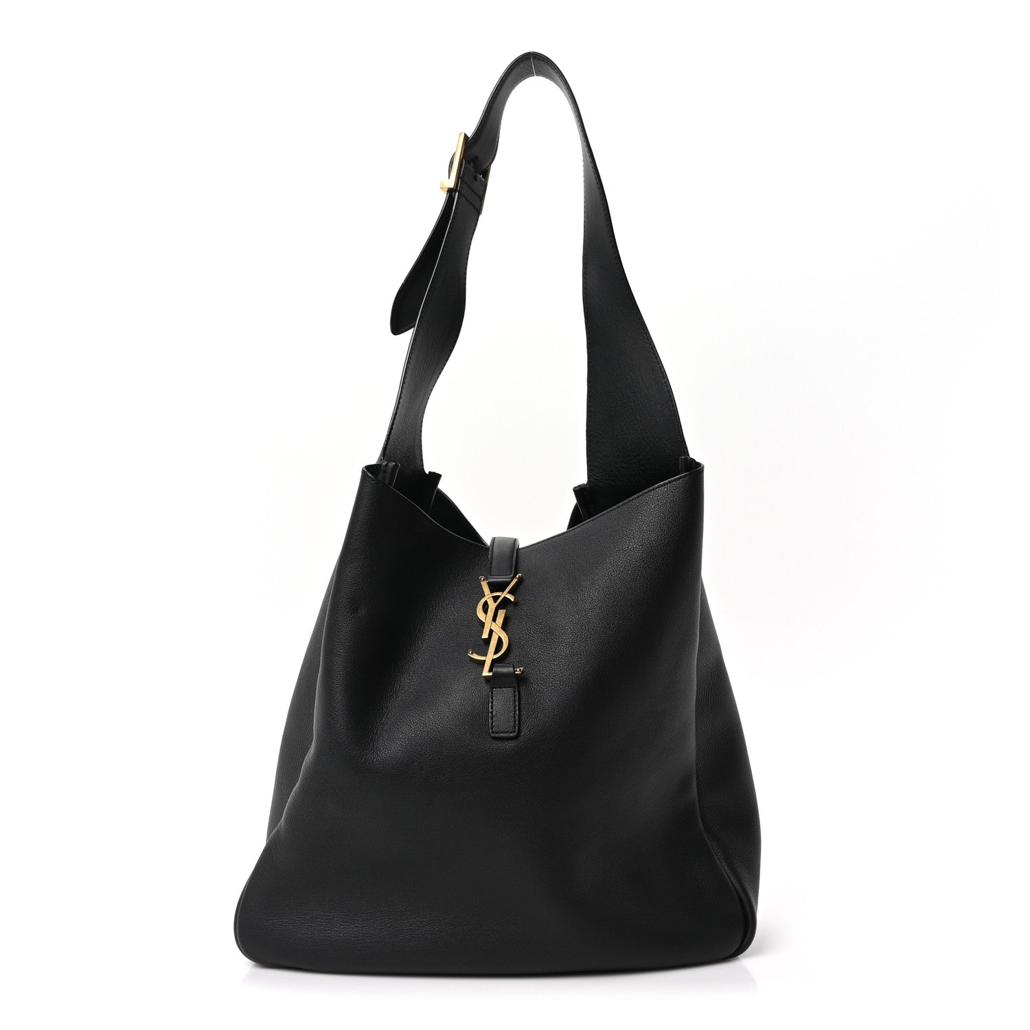 Smooth Calfskin Large Le 5 A 7 Soft Hobo Black