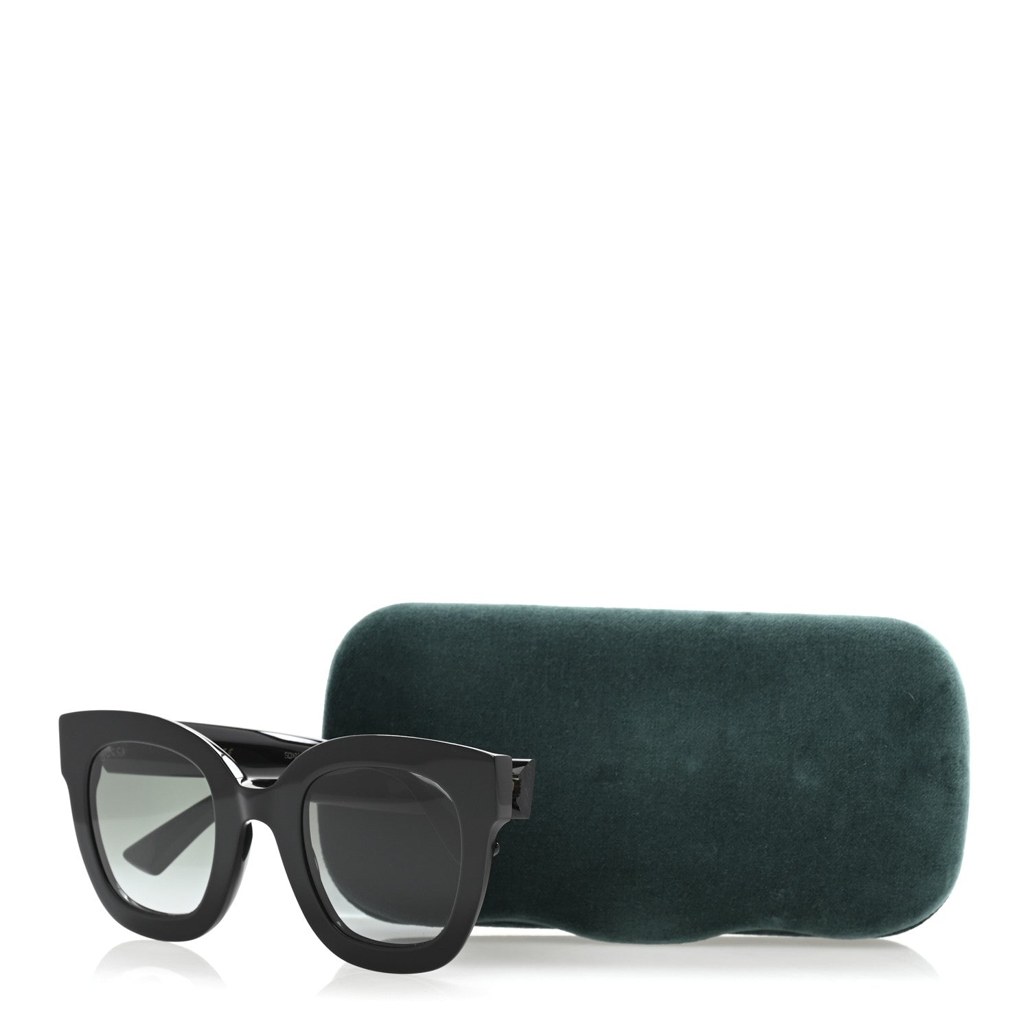 Round Frame Star Sunglasses GG0208S Black