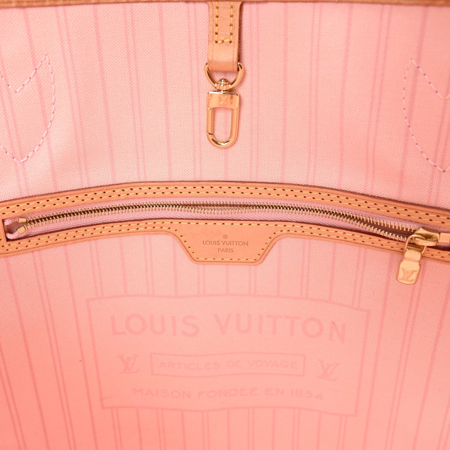 Damier Azur Neo Neverfull MM Rose Ballerine