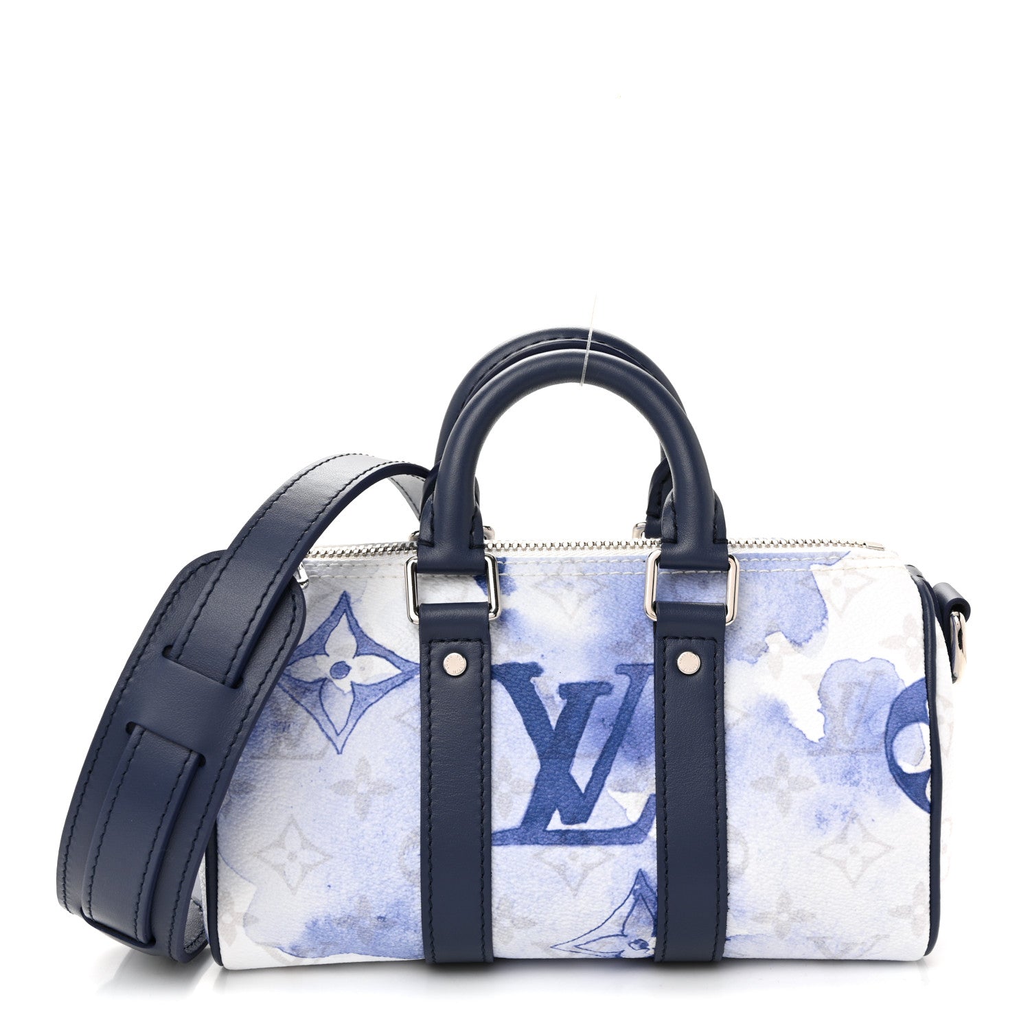 Monogram Watercolor Keepall XS Blue