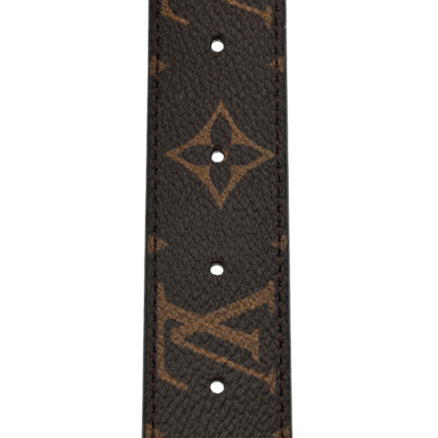 Calfskin Monogram 30mm LV Initiales Reversible Belt 85 34 Black