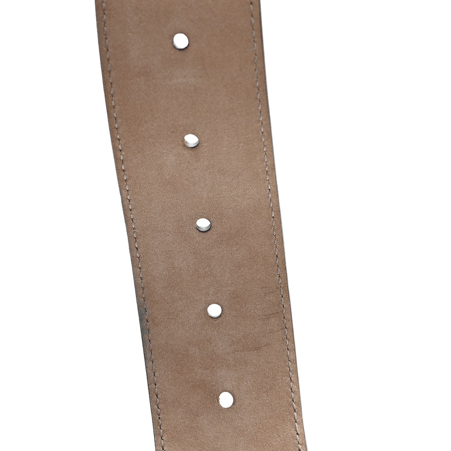 Nylon Calfskin Double G Web 40mm Belt 105 42 Green Red Cuir