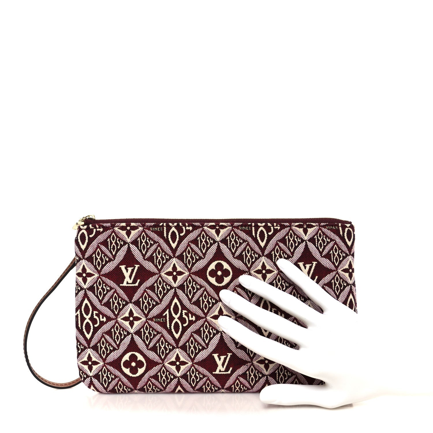 Jacquard Since 1854 Neverfull MM GM Pochette Bordeaux
