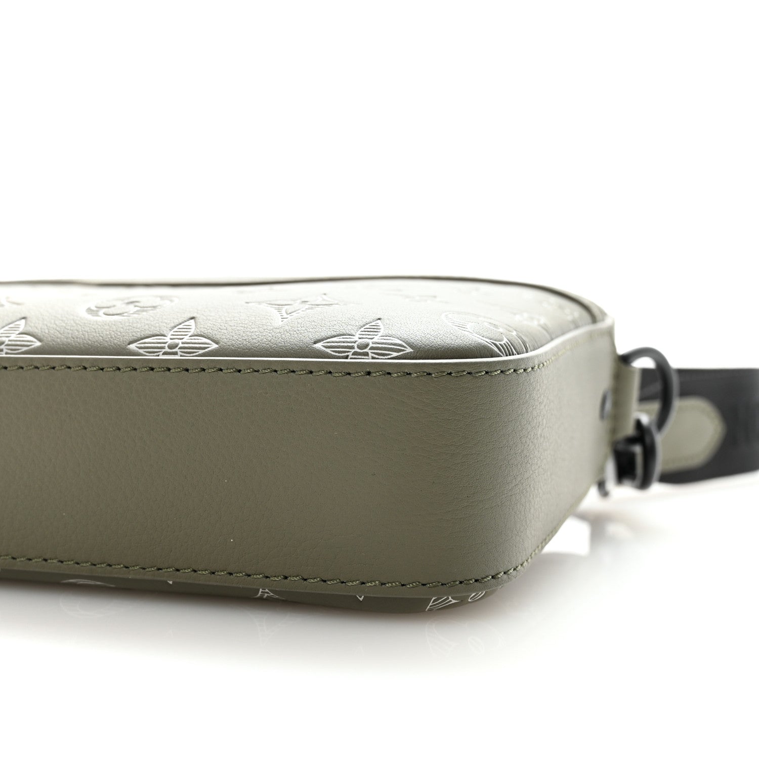 Monogram Shadow G65 Trio Messenger Olive Green