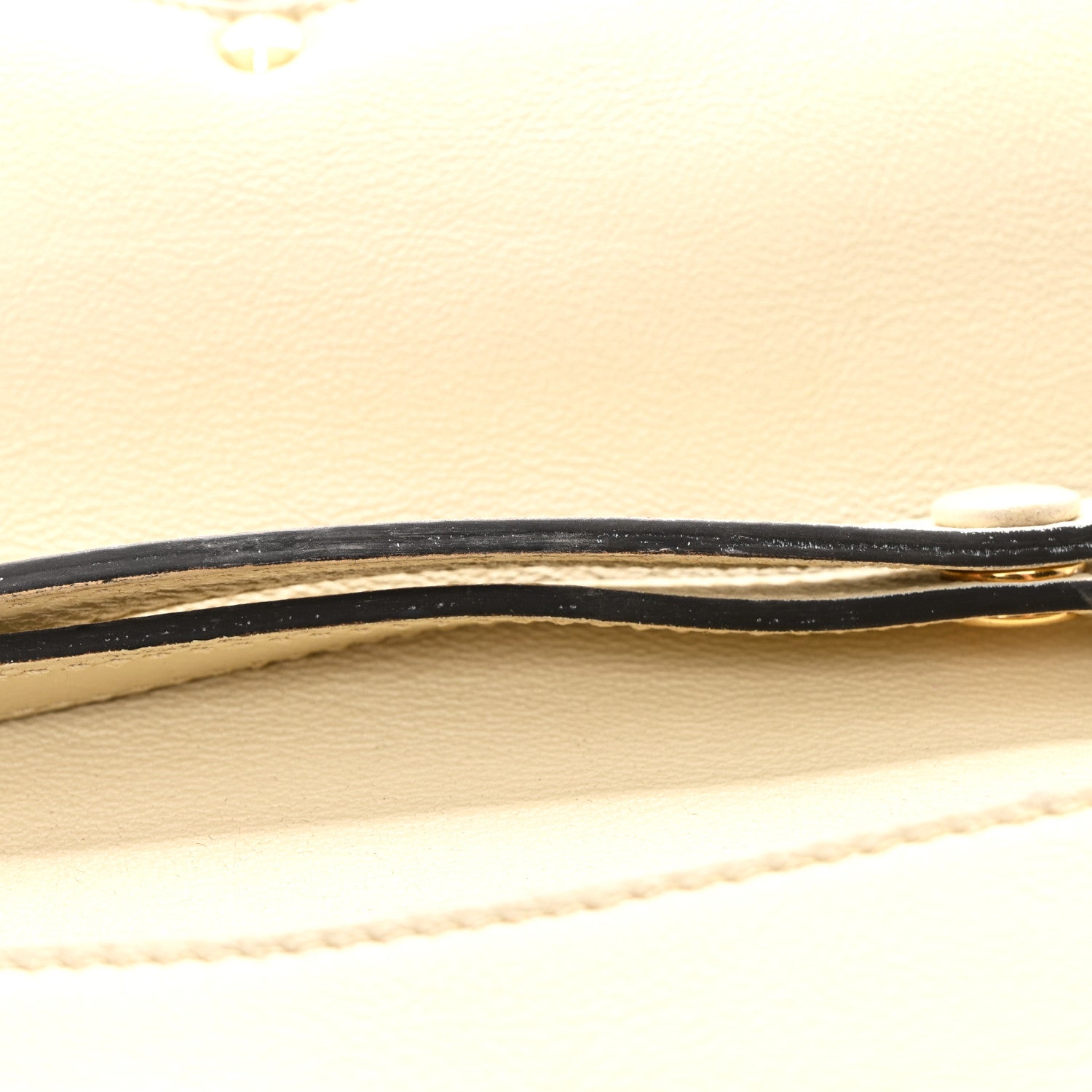 Roxy Calfskin Blondie Chain Shoulder Flap Bag Mystic White