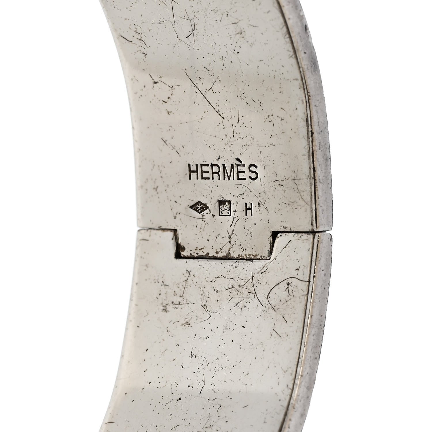 Enamel Wide Clic Clac H Bracelet PM Orange