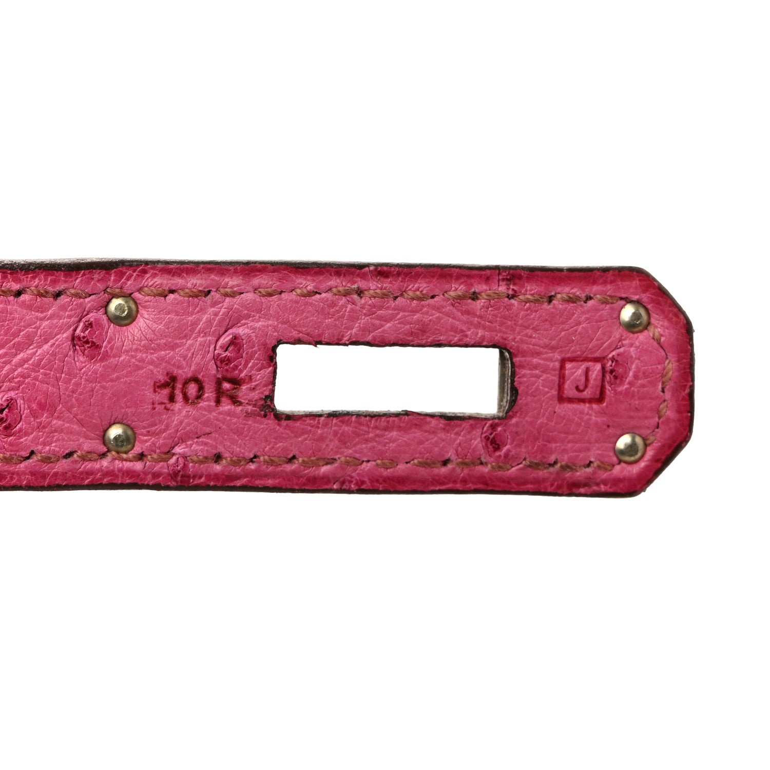 Ostrich Birkin 30 Rose Pourpre