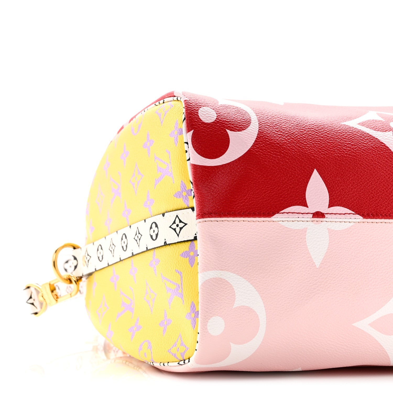 Monogram Giant Speedy Bandouliere 30 Rouge