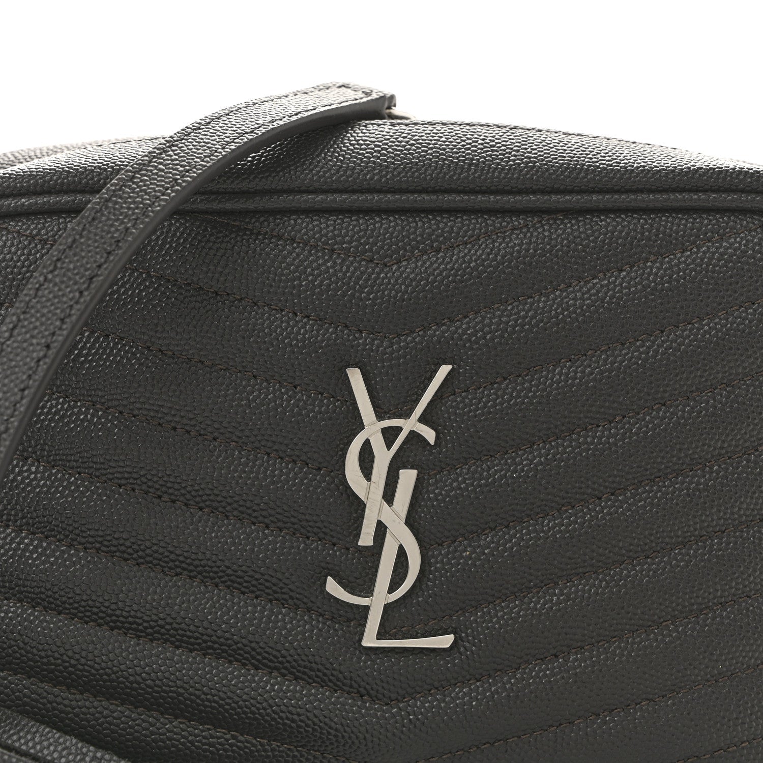 Grain De Poudre Matelasse Monogram Mini Lou Camera Bag Asphalt
