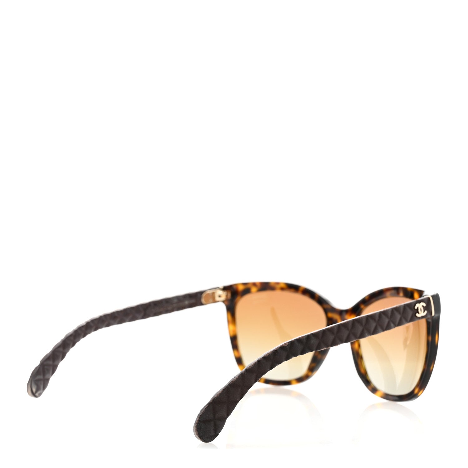 Acetate Quilted Polarized Butterfly CC Sunglasses 5288-Q Tortoise