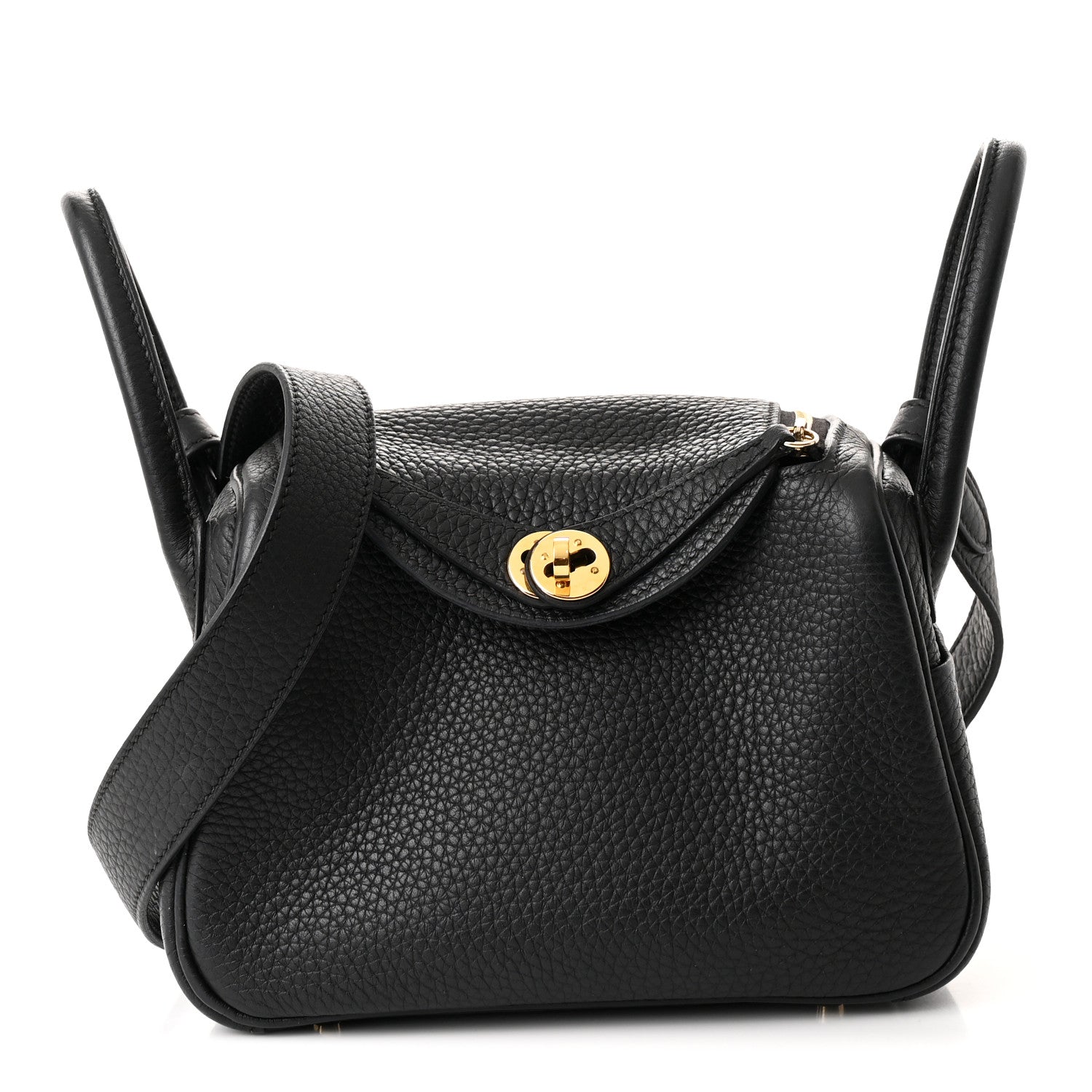 Taurillon Clemence Mini Lindy 20 Black