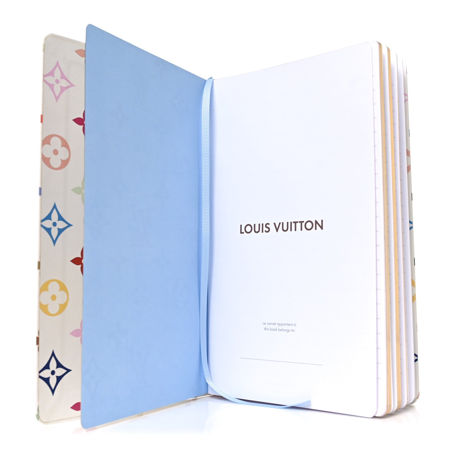 LV x TM Monogram Multicolor Jane Notebook MM White