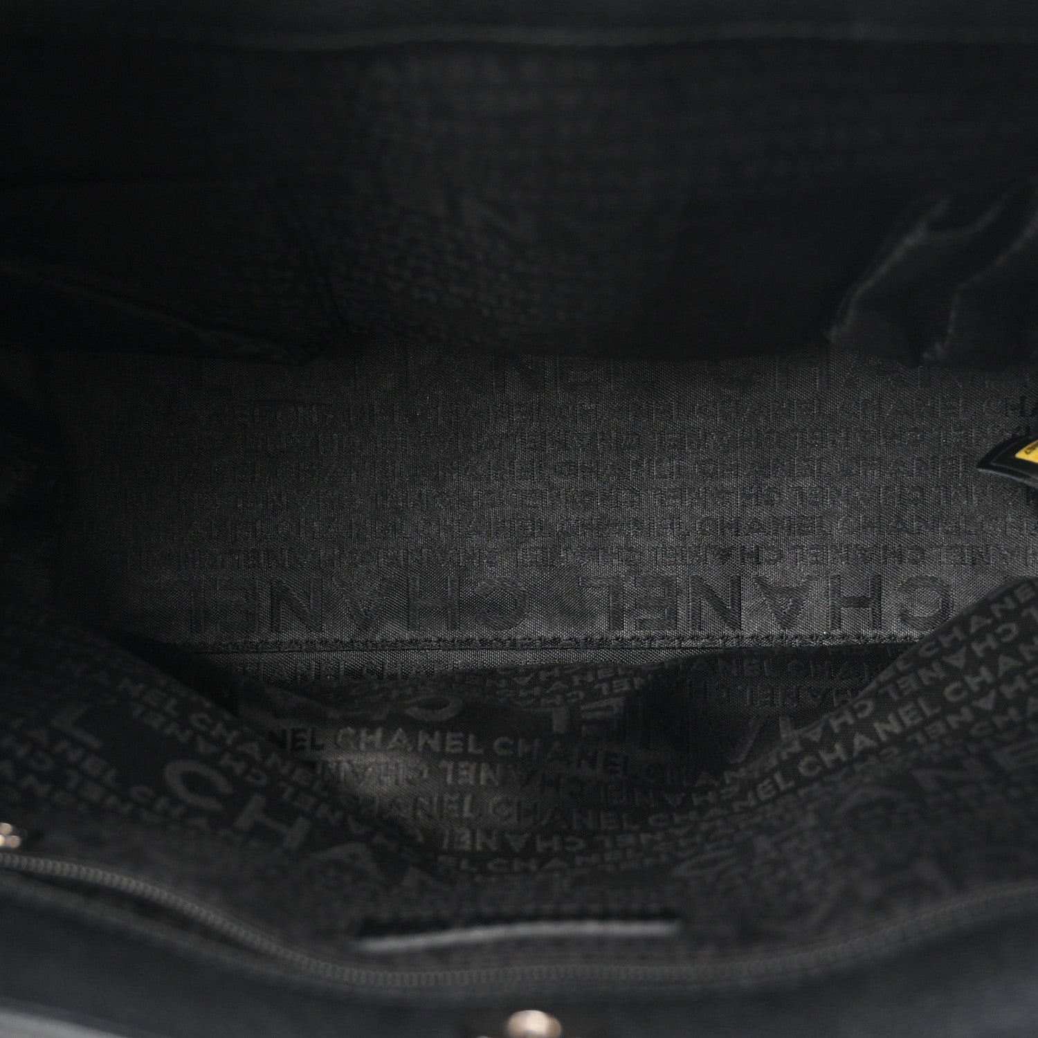 Caviar Square Stitched Tote Black
