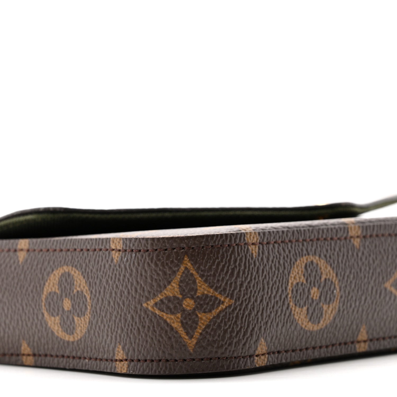 Monogram Felicie Strap & Go Kaki