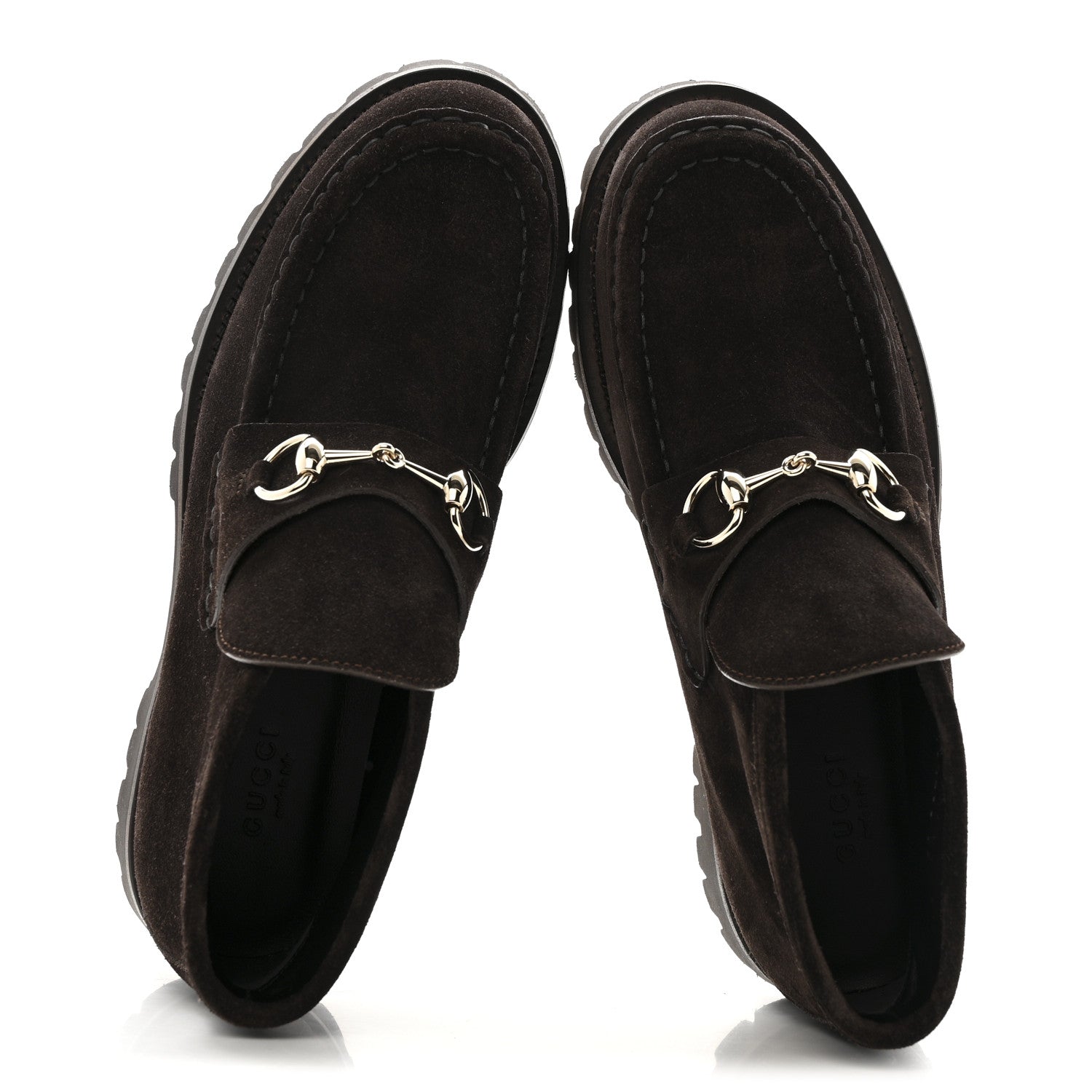 Suede Horsebit Ankle Boots 38 Dark Brown