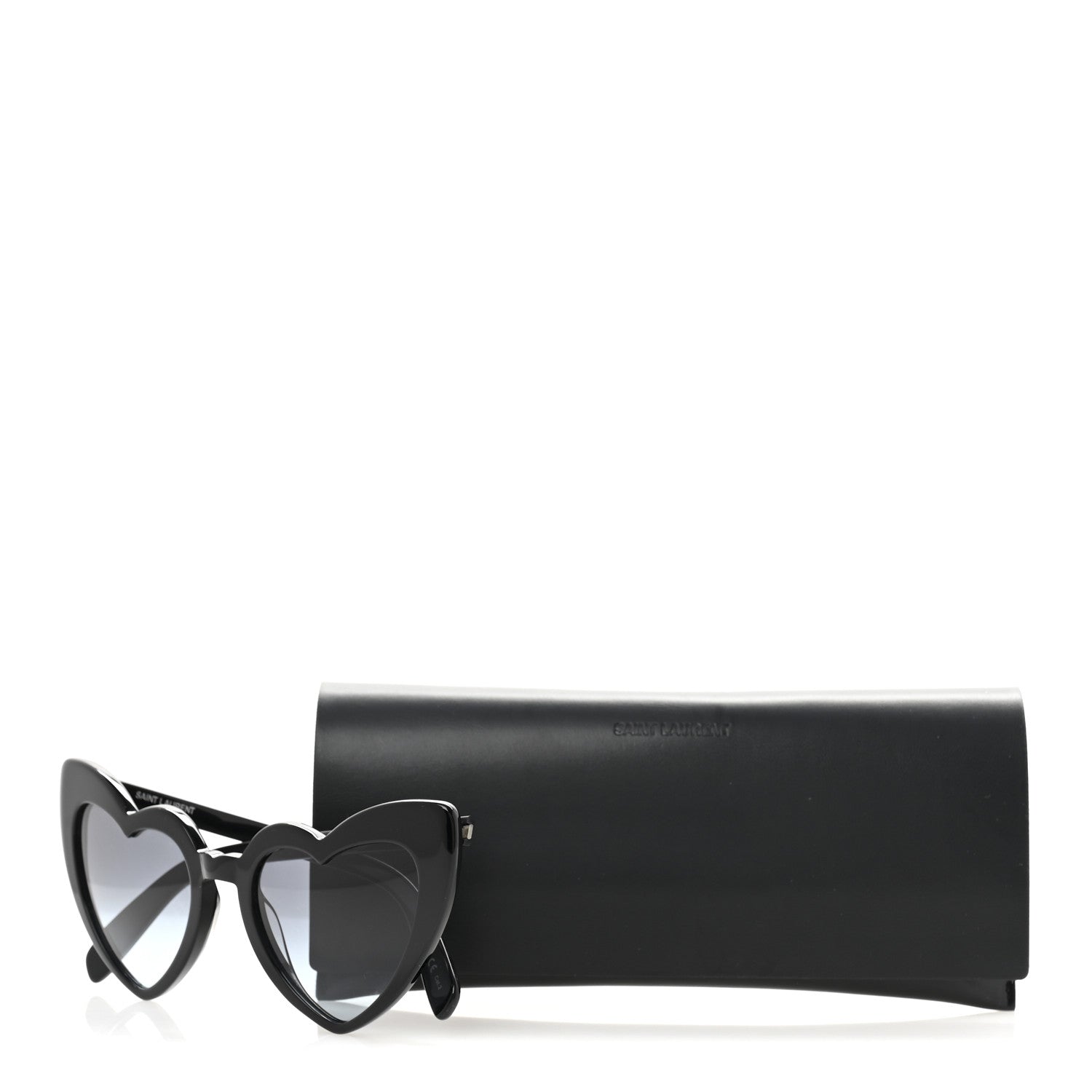 Acetate Heart Frame Loulou SL181 Sunglasses Black