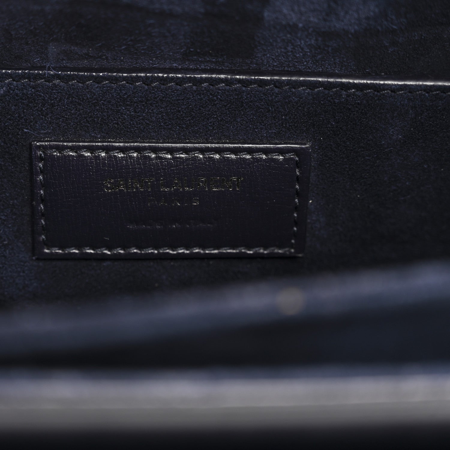 Calfskin Medium Bellechasse Satchel Deep Marine