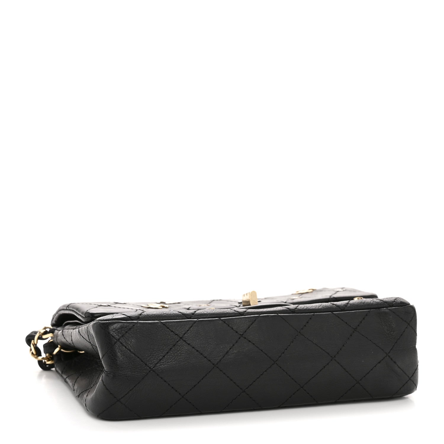 Calfskin CC Punk 2.55 Reissue 224 Flap Black