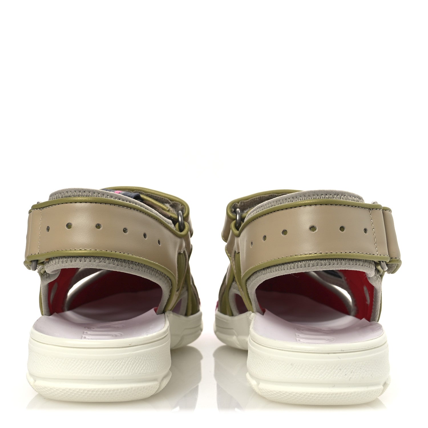 Mesh Fabric Tinsel Sport Sandals 36.5 Loess Sand Box Pink