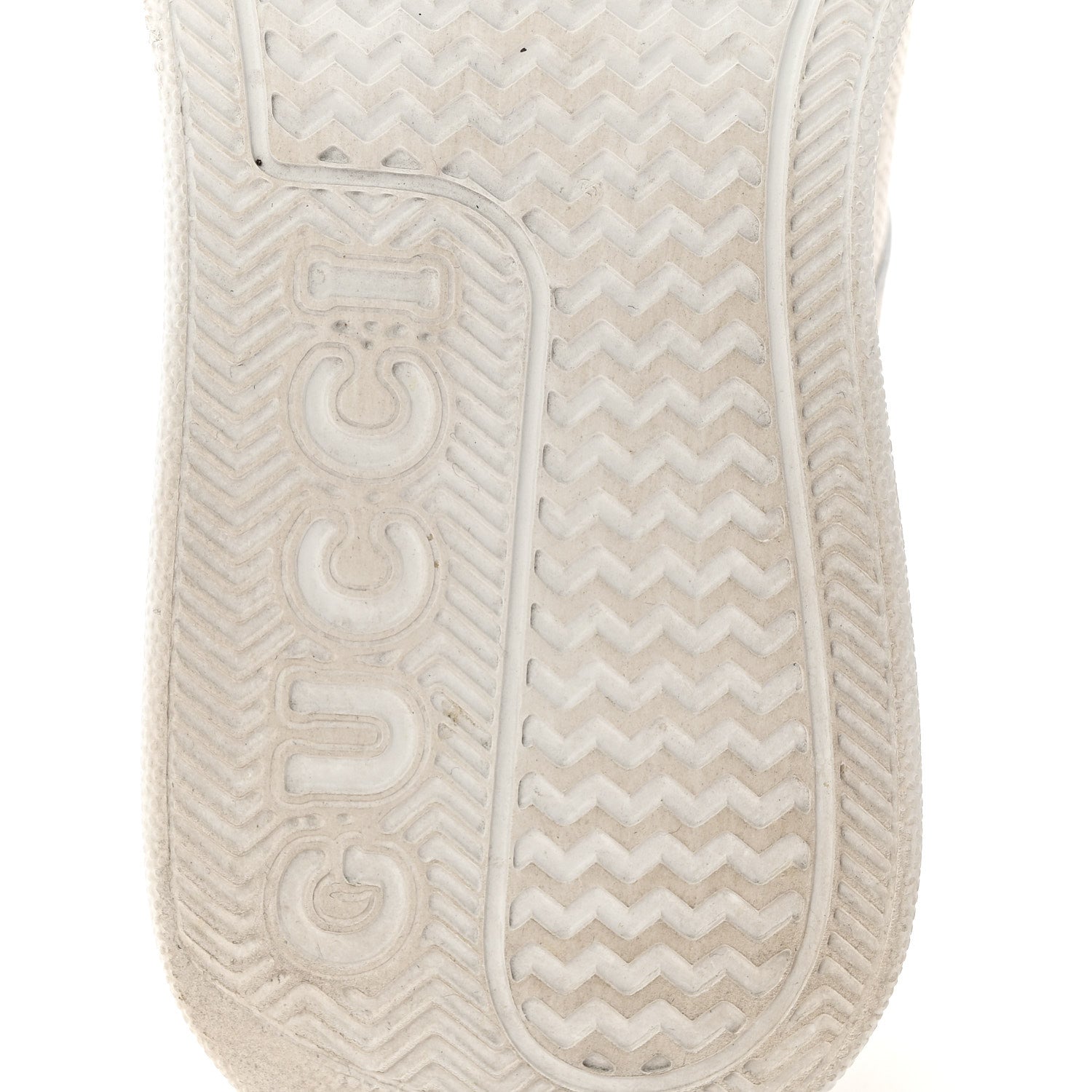 Calfskin GG Tennis Embossed Perforated Womens Platform 55mm Sneakers 39 Great White