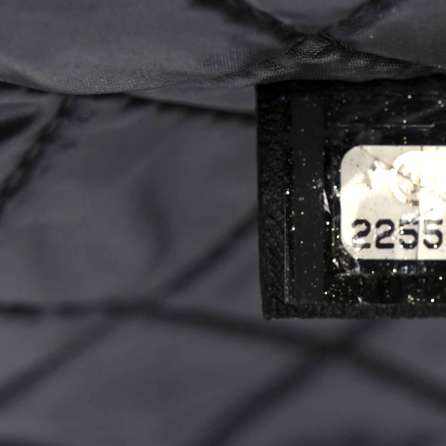 Coated Canvas Airline Large Travel Bag Black White
