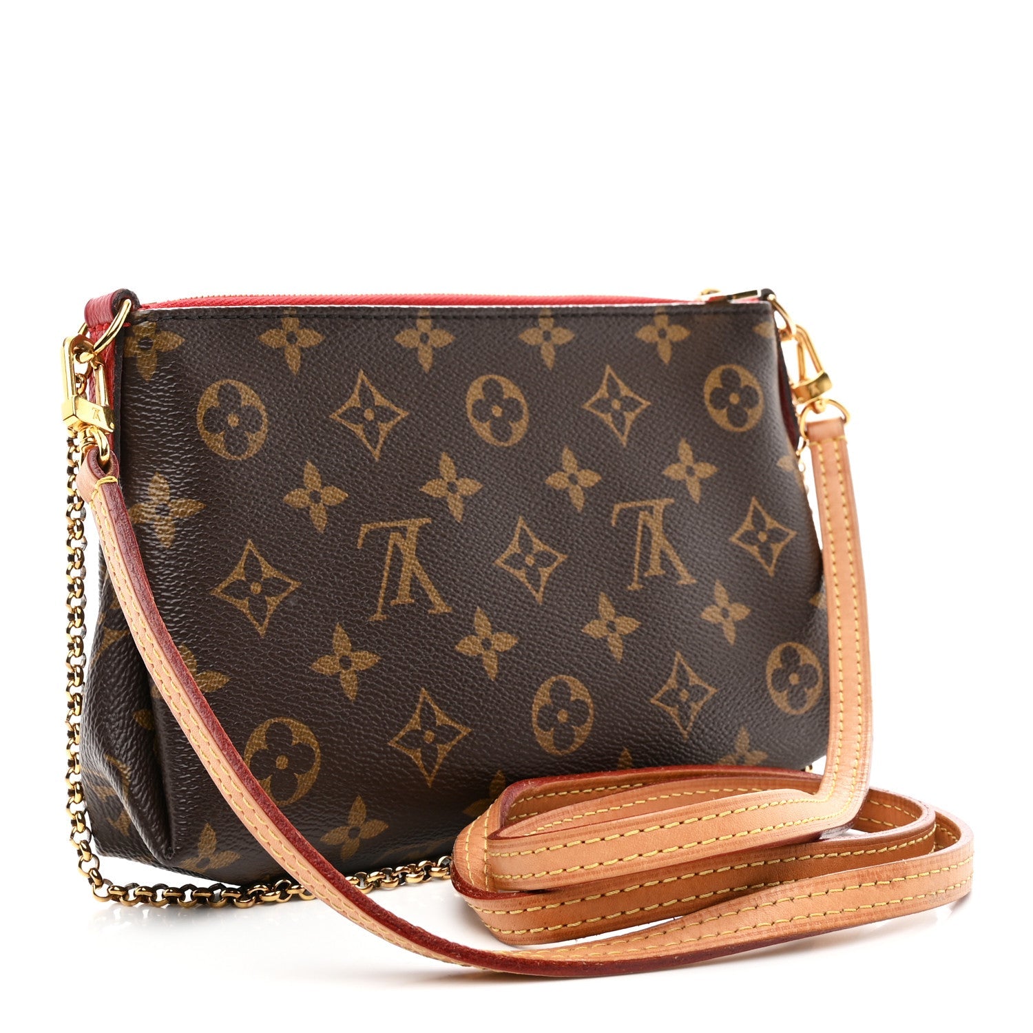 Monogram Pallas Clutch Poppy