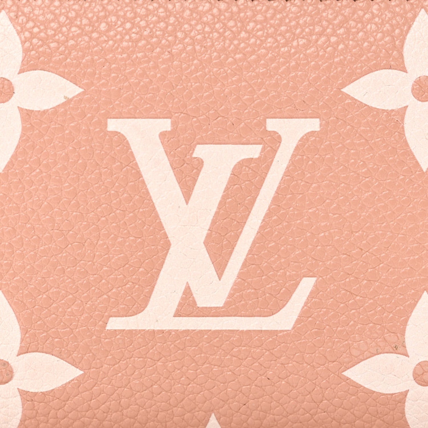 Empreinte Monogram Giant Clea Wallet Rose Trianon Creme