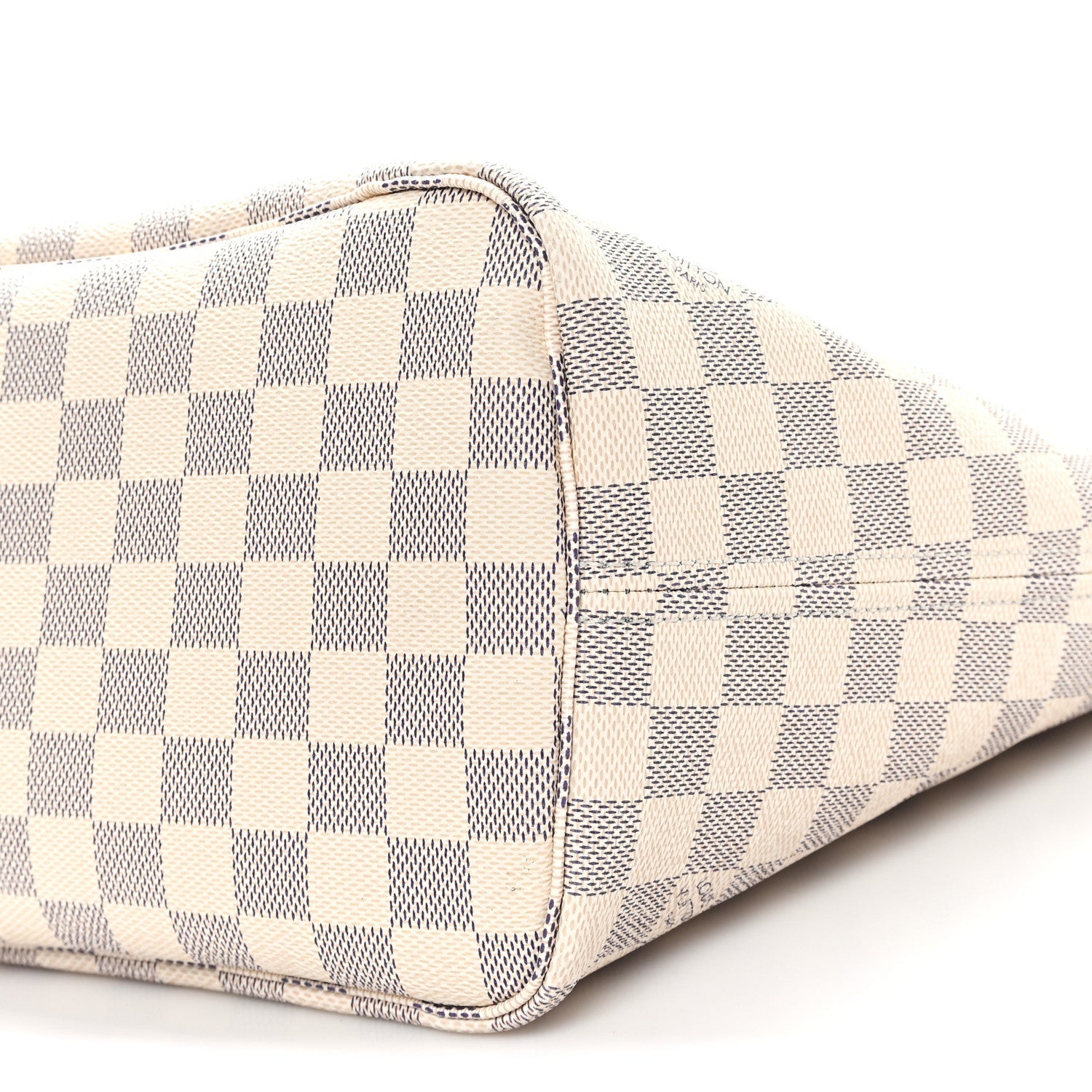 Damier Azur Neo Neverfull MM Rose Ballerine