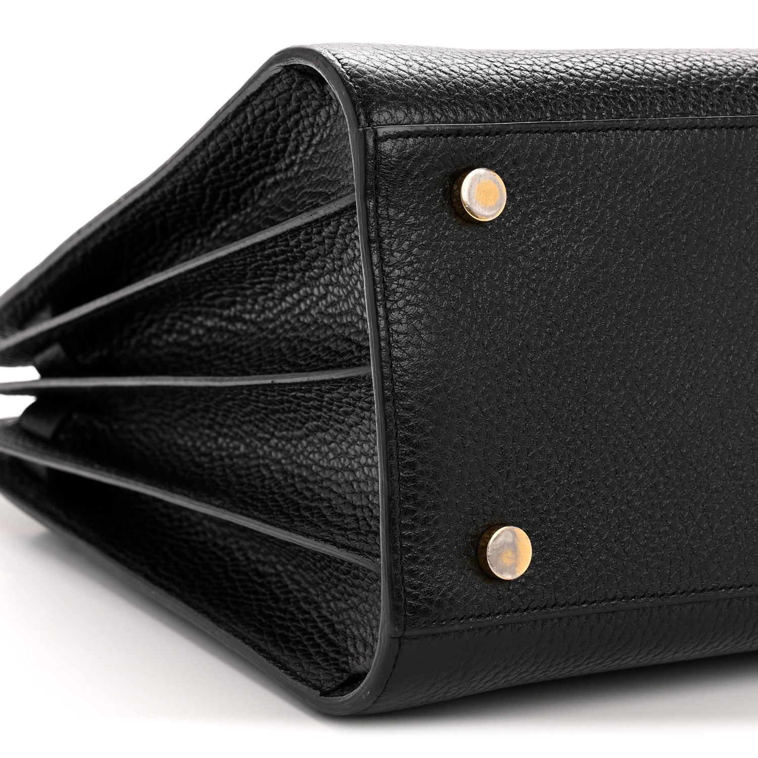 Calfskin Small Sac De Jour Black