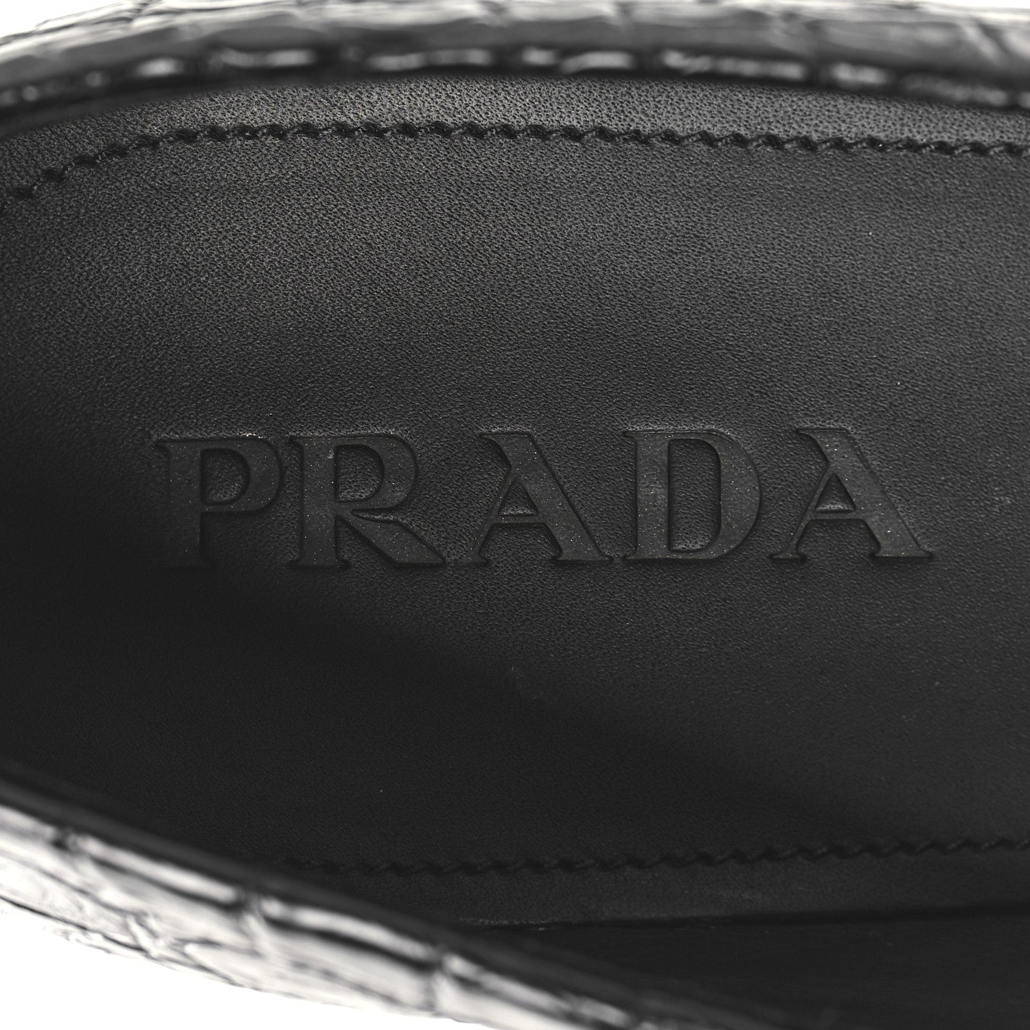 Crocodile Mens Loafers 7 Black