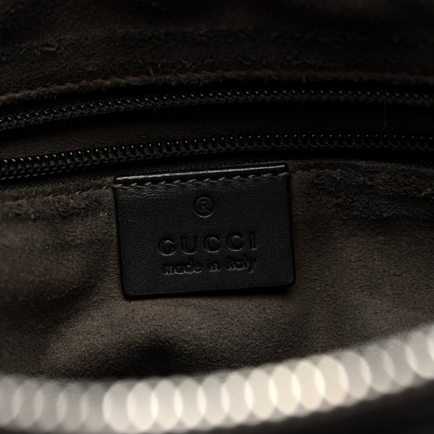 Guccissima Signature Medium Flat Messenger Bag Black