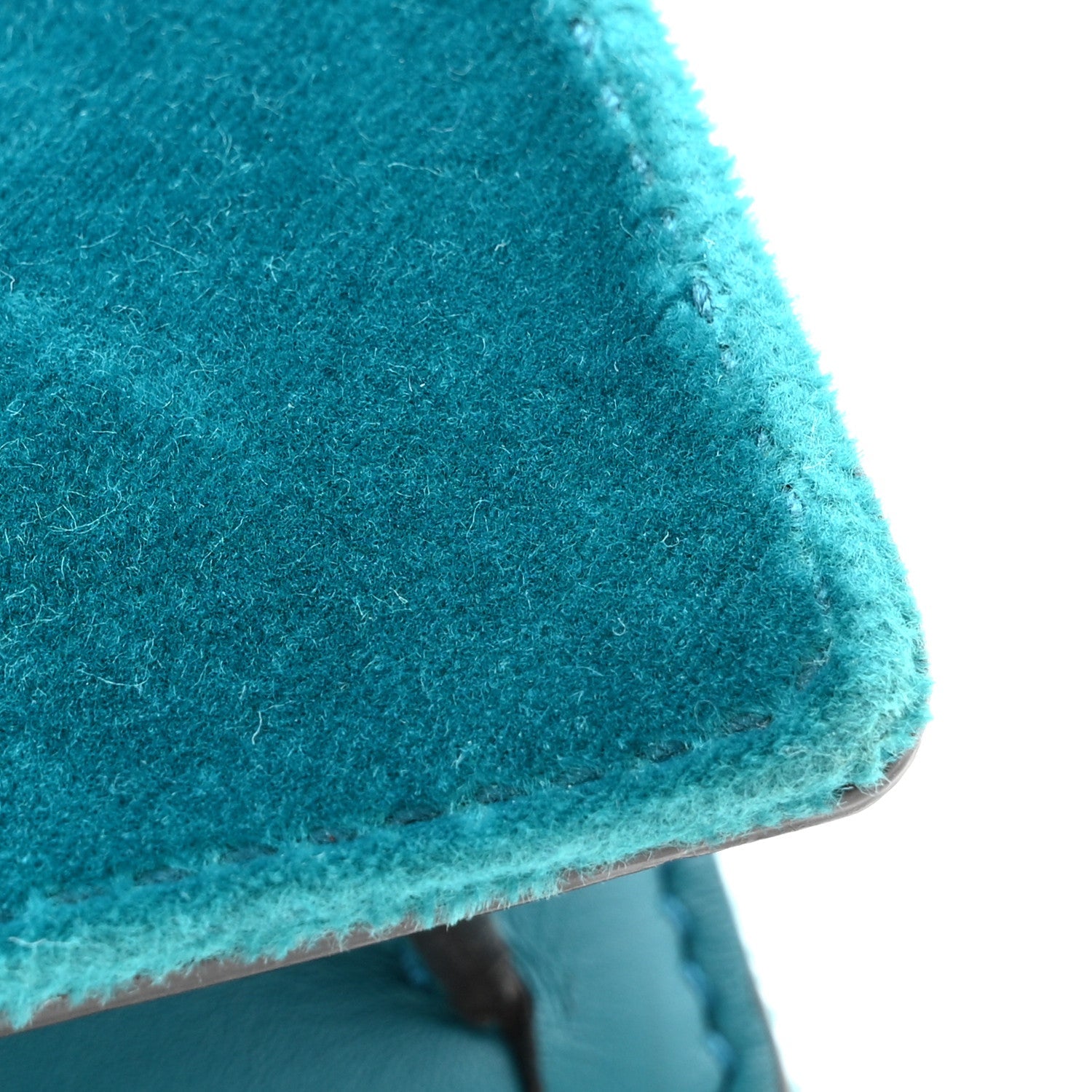Velvet Super Mini Dionysus Shoulder Bag Pavone Cyan