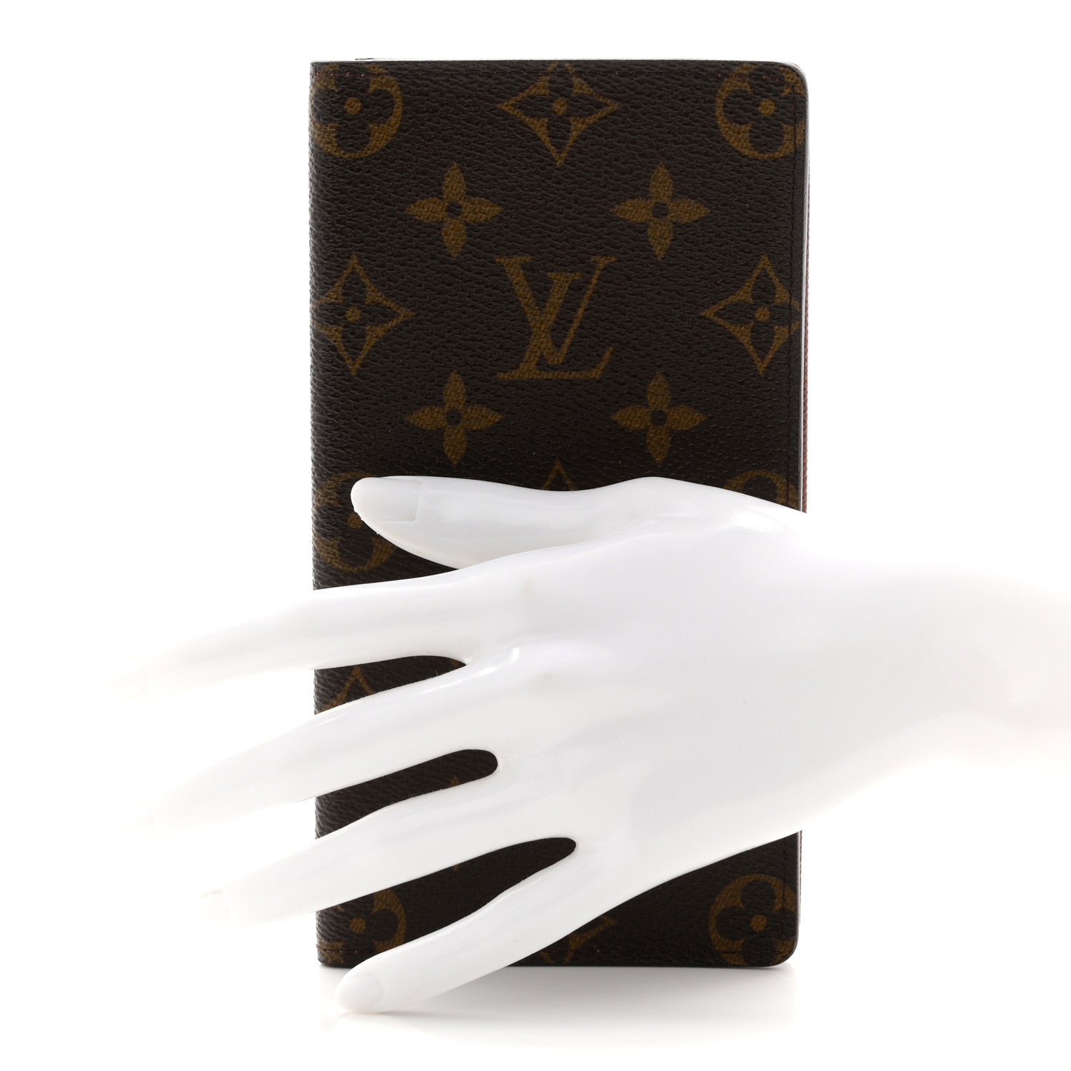 Monogram Checkbook Holder Case Wallet