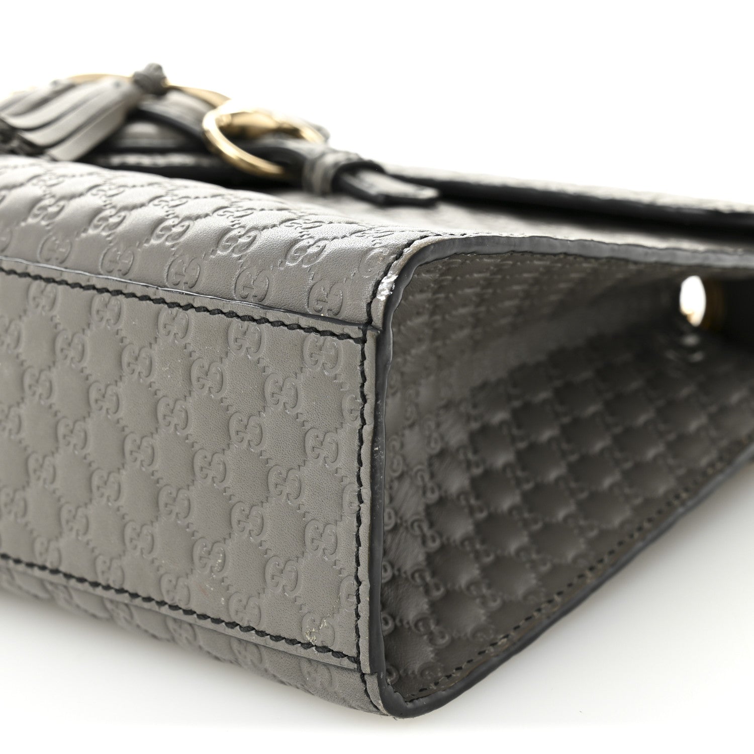 Soft Microguccissima Medium Emily Chain Shoulder Bag Loess