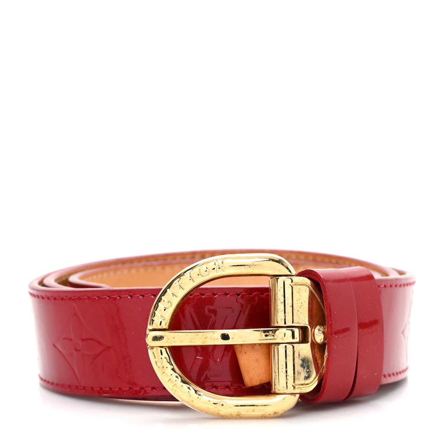 Vernis Ceinture 30mm Belt 80 32 Rouge