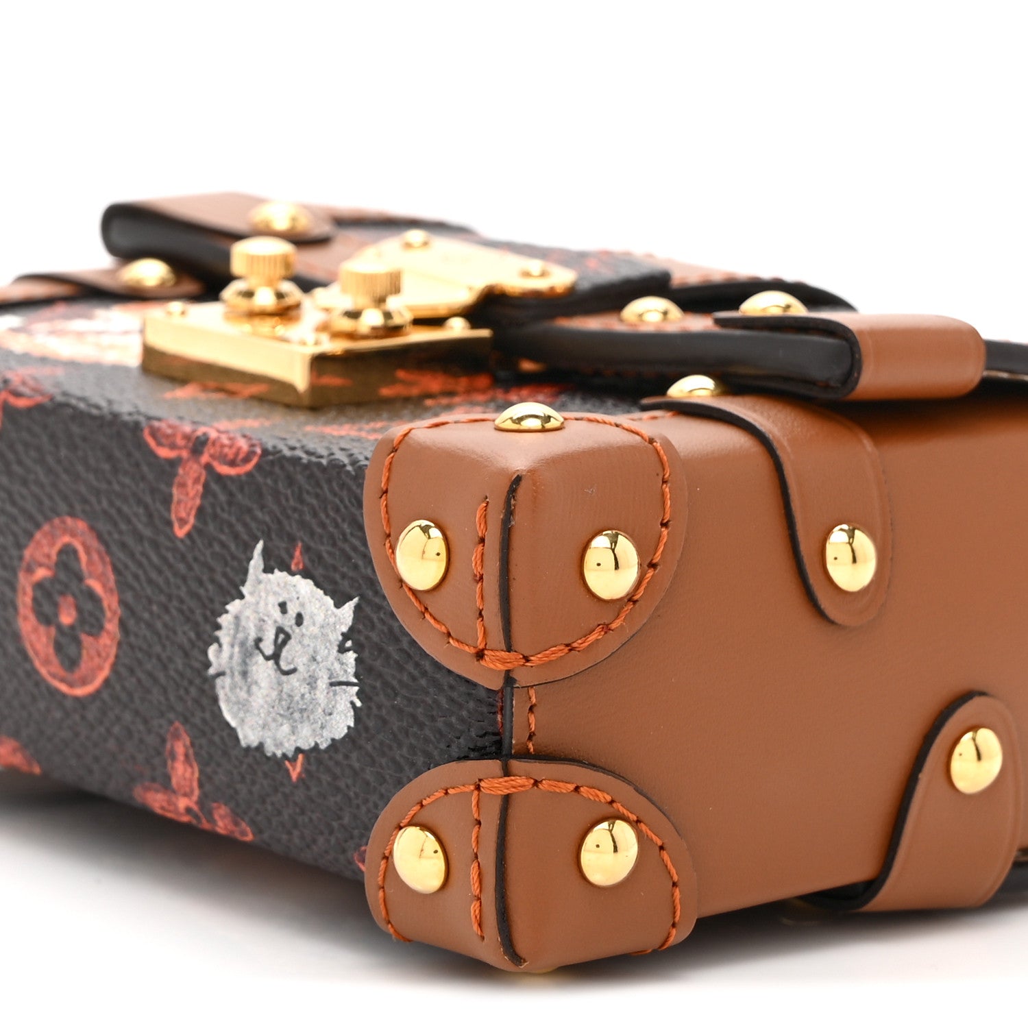 Catogram Essential Trunk Orange Marron