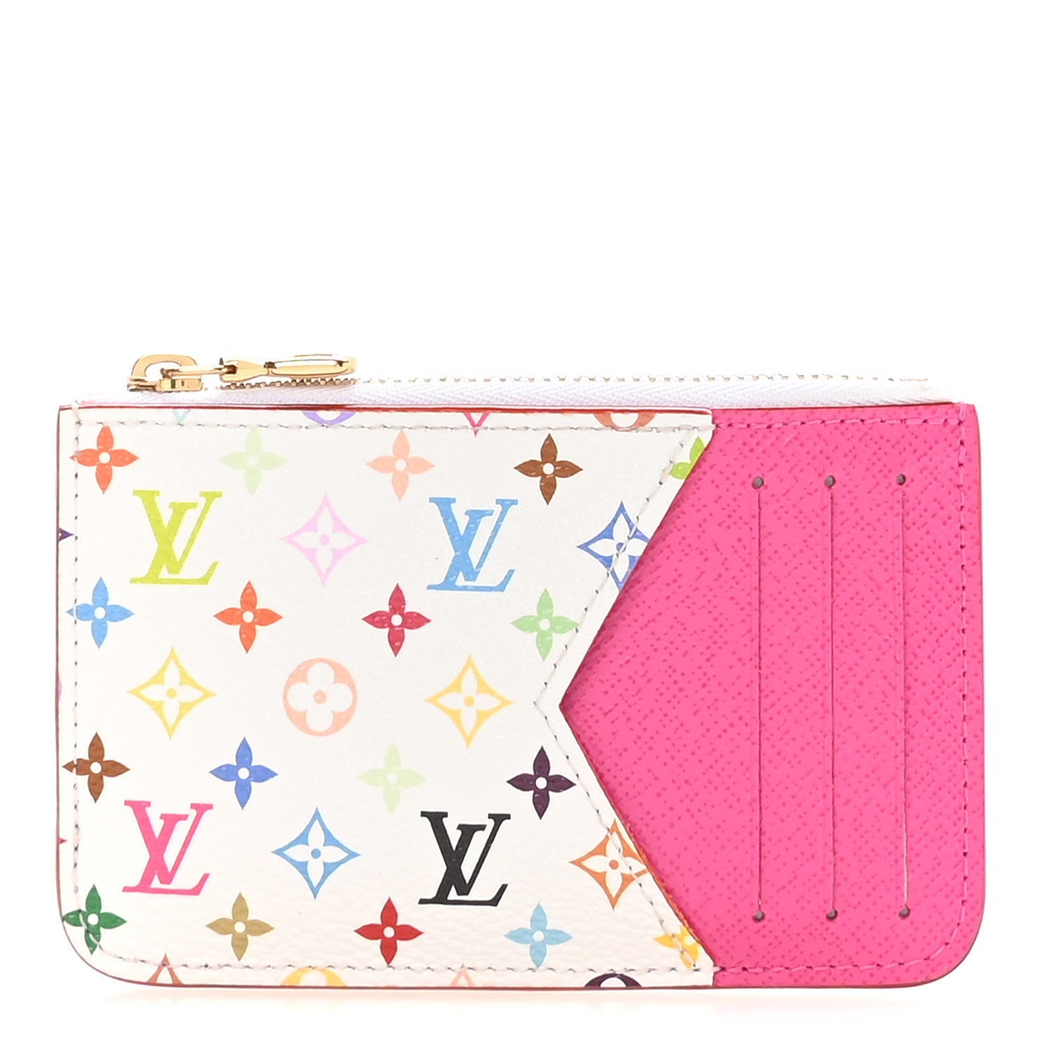 LV X TM Monogram Romy Card Holder Kawaii Pink