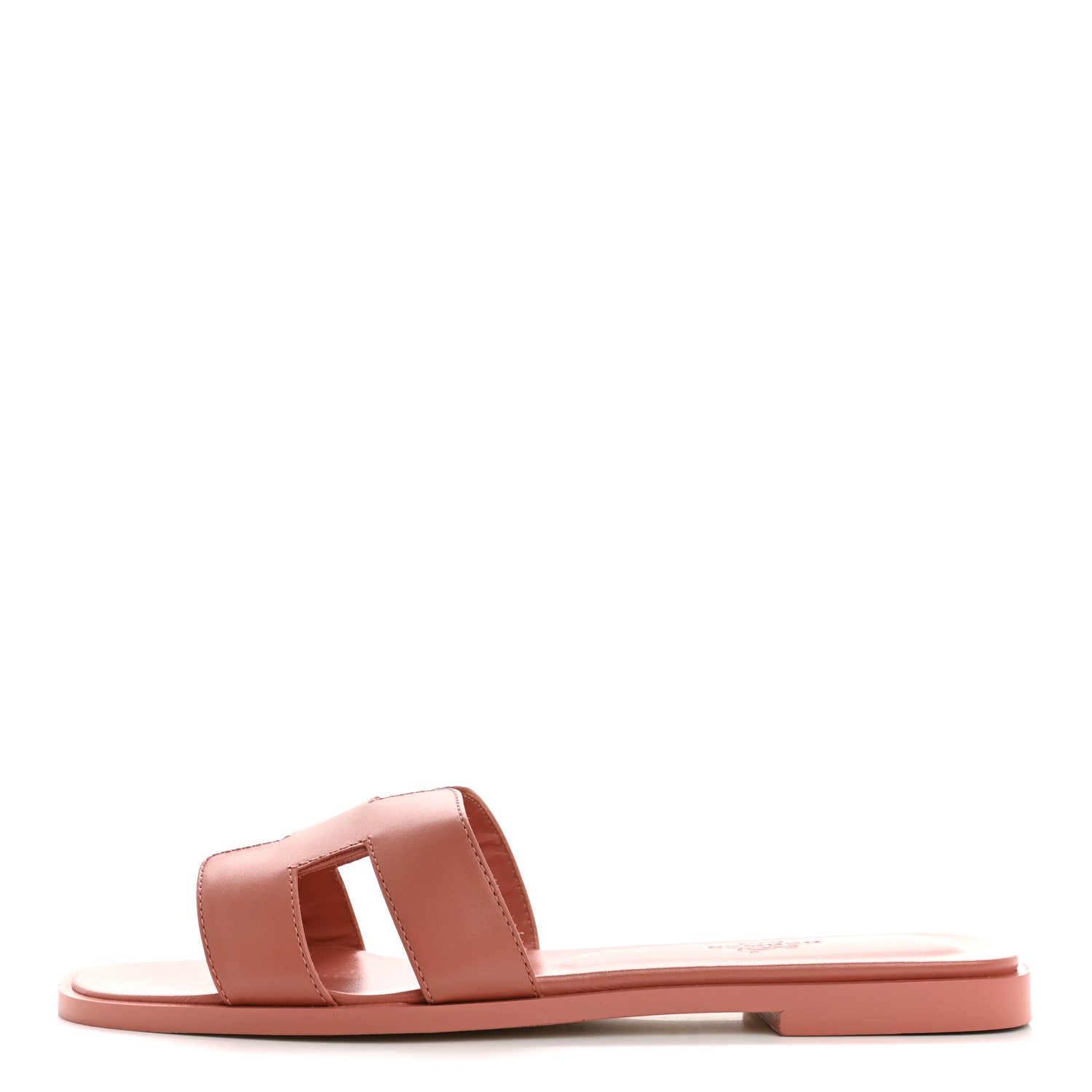Box Calfskin Oran Sandals 38.5 Rouge Tomette