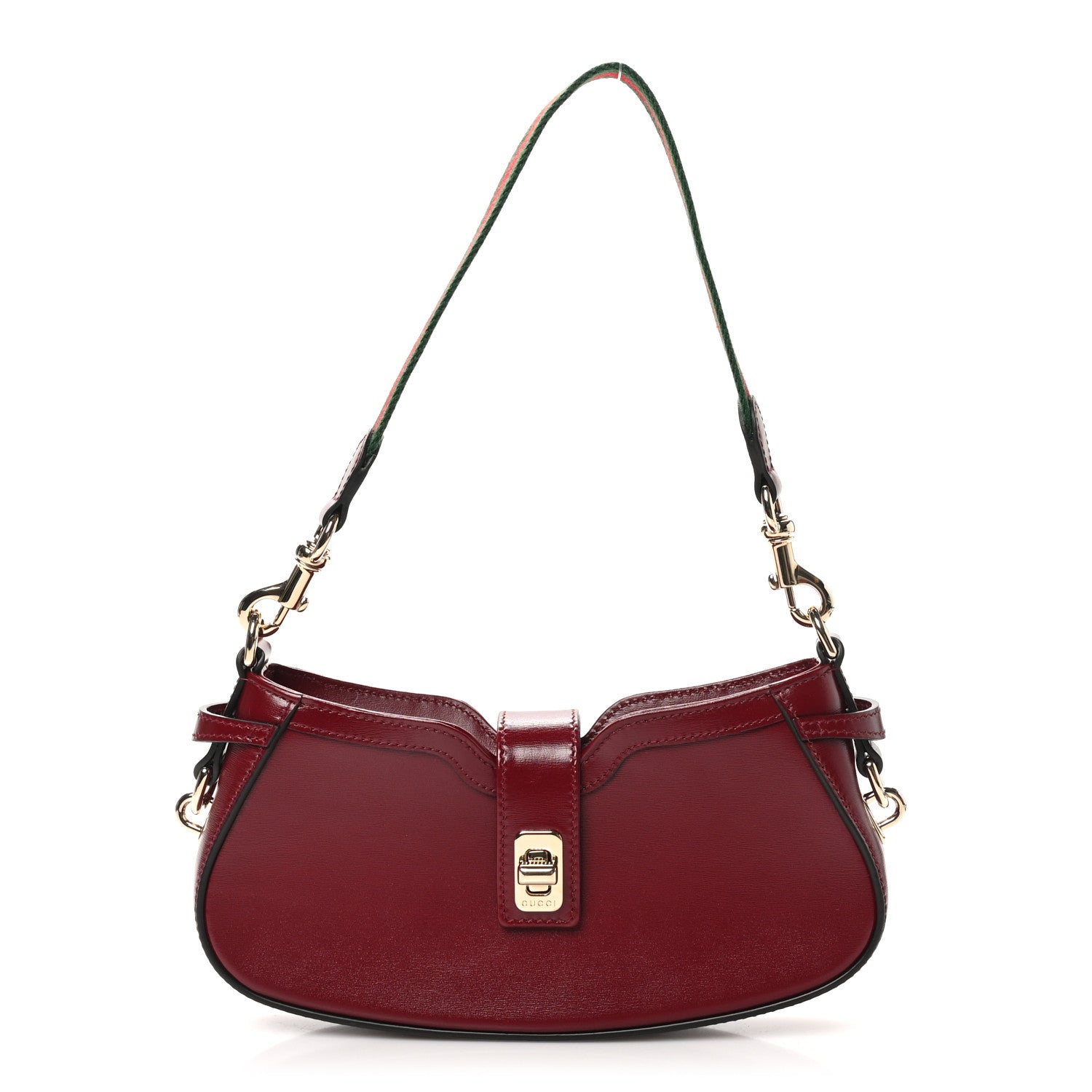 Boarded Dyana Lux Mini Moon Side Shoulder Bag Rosso Ancora