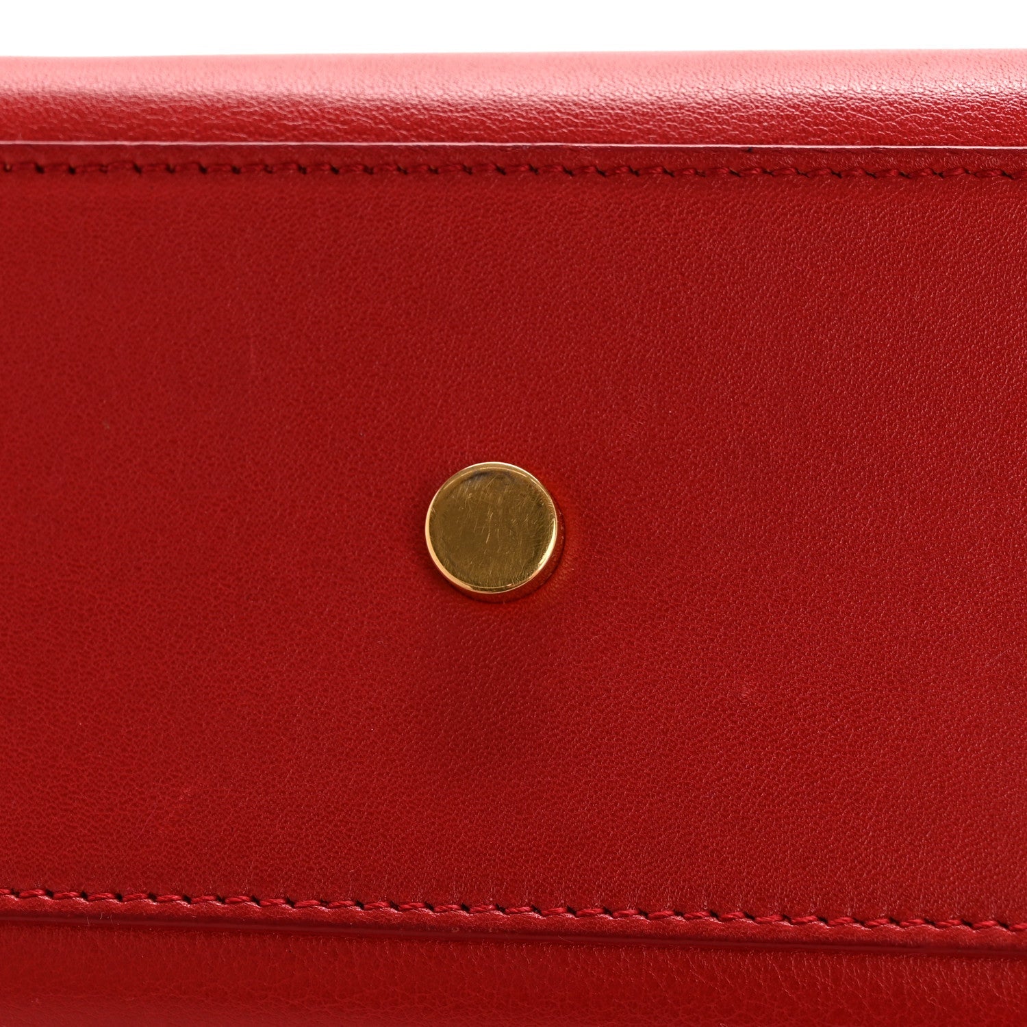 Calfskin Nano Sac De Jour Lipstick Red