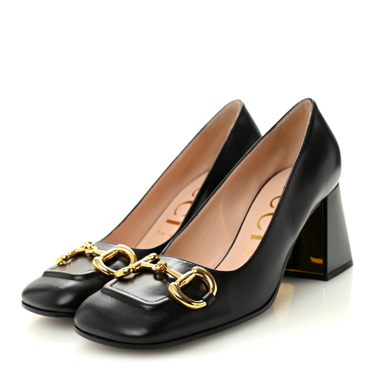 Malaga Kid Horsebit 75mm Pumps 39 Black