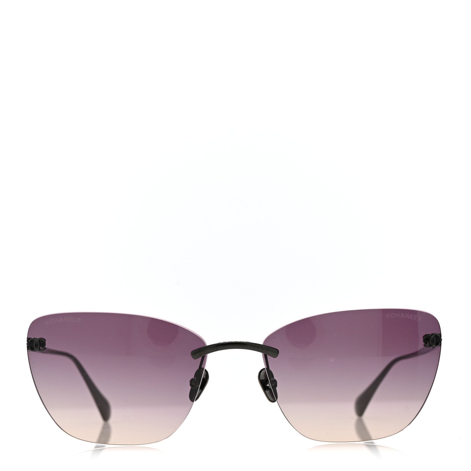 Titanium Cat Eye CC Sunglasses 4286-T Black