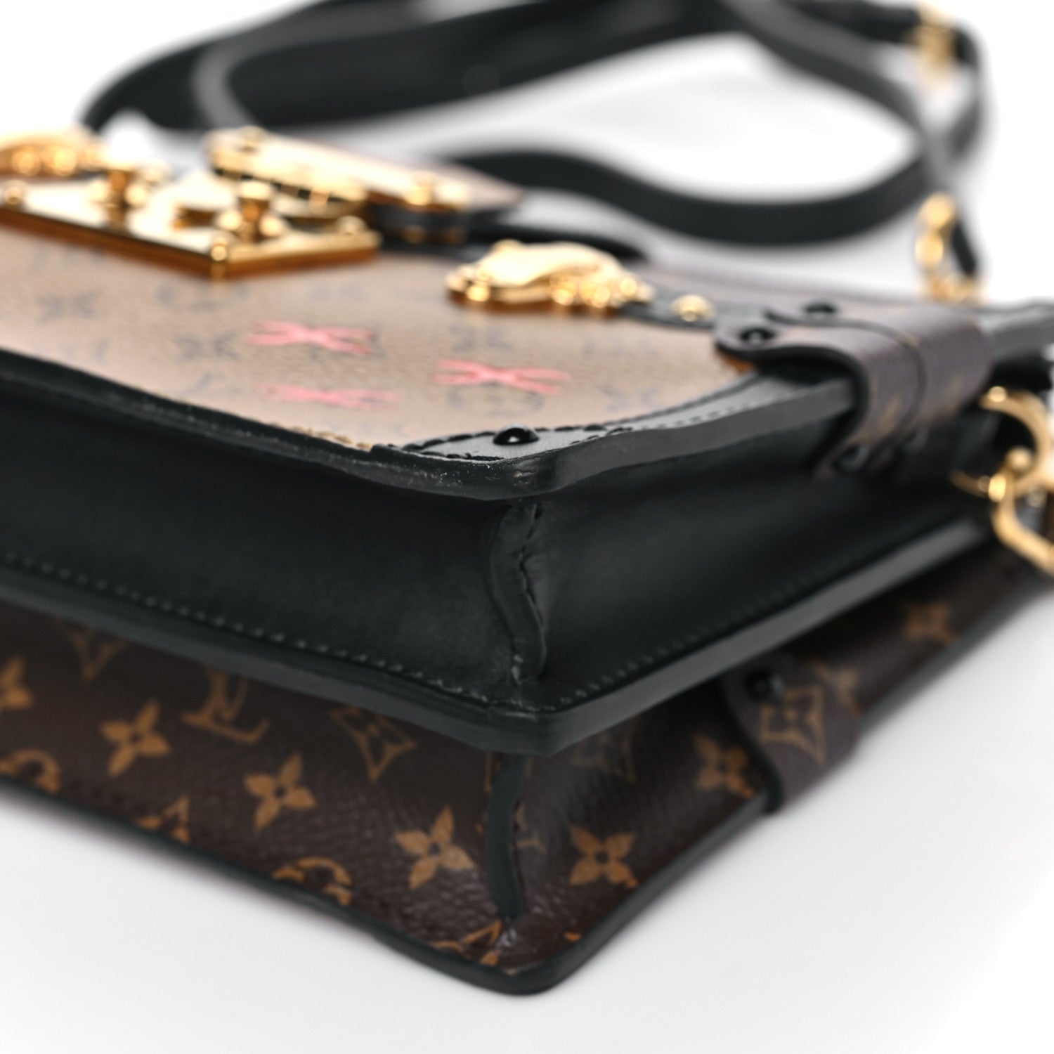 Reverse Monogram Trunk Clutch