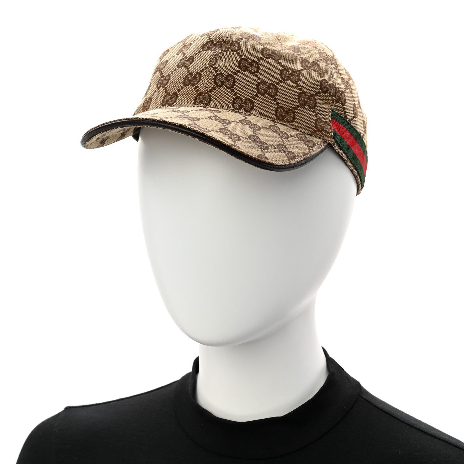 Monogram Web Baseball Hat M Beige Cocoa