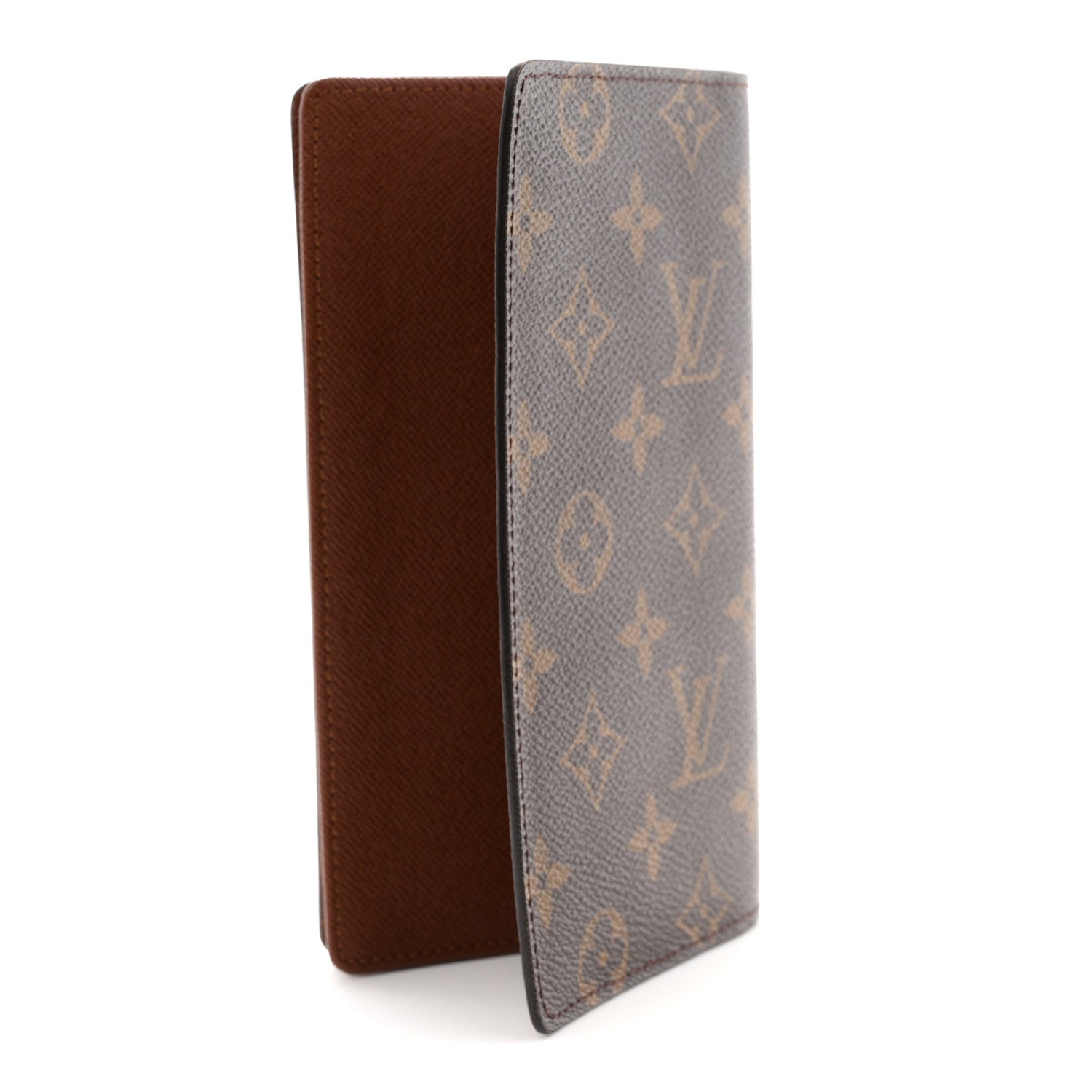 Monogram Checkbook Holder Case Wallet
