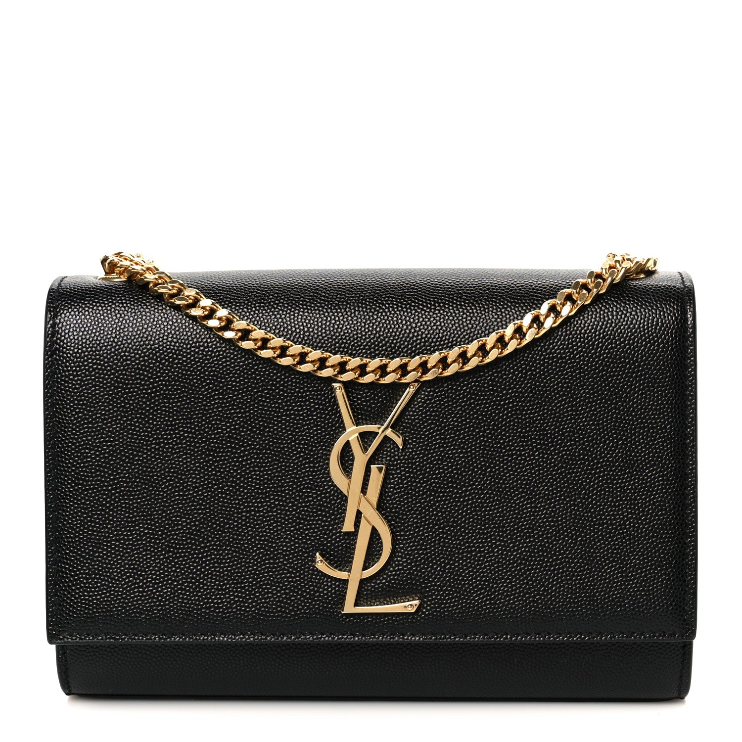 Grain De Poudre Small Monogram Kate Satchel Black