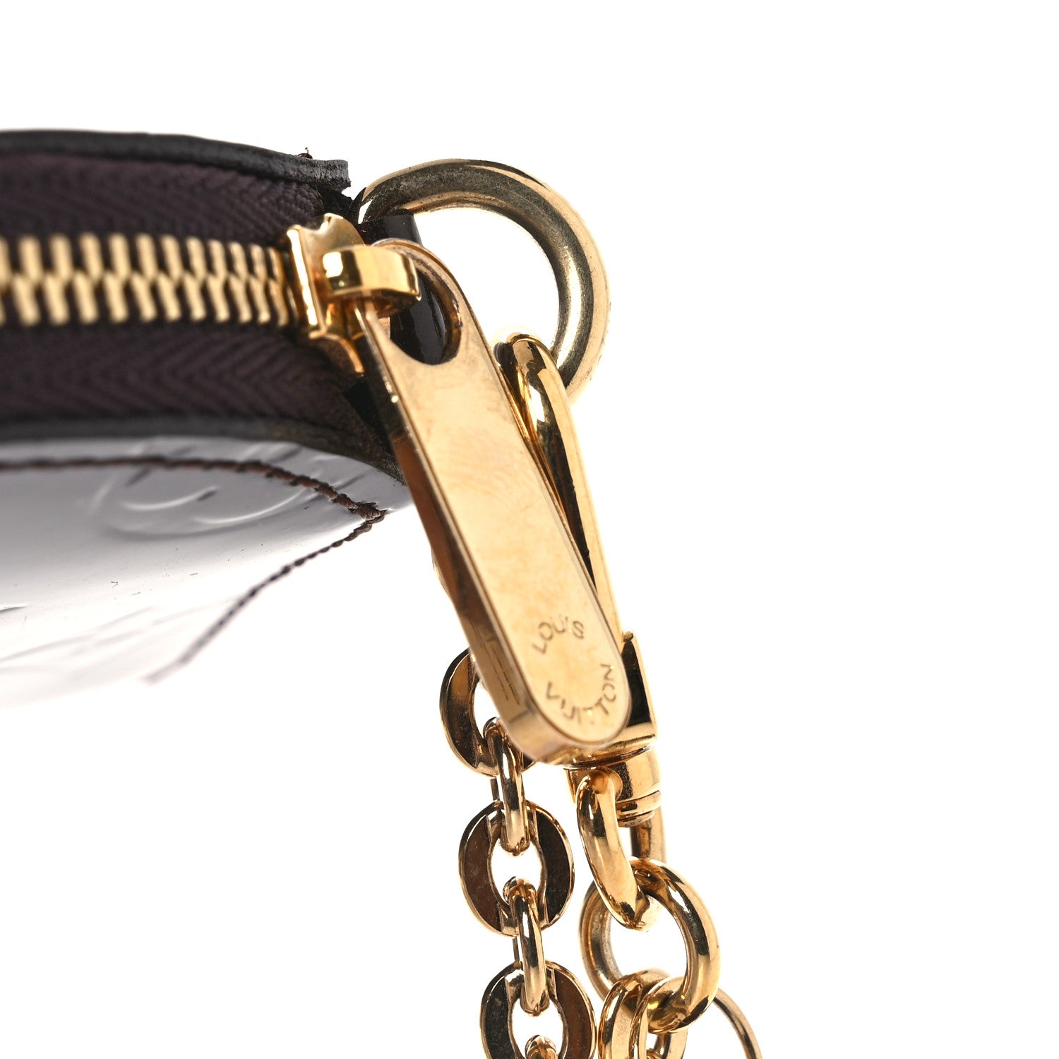 Vernis Chapeau Coin Purse Amarante