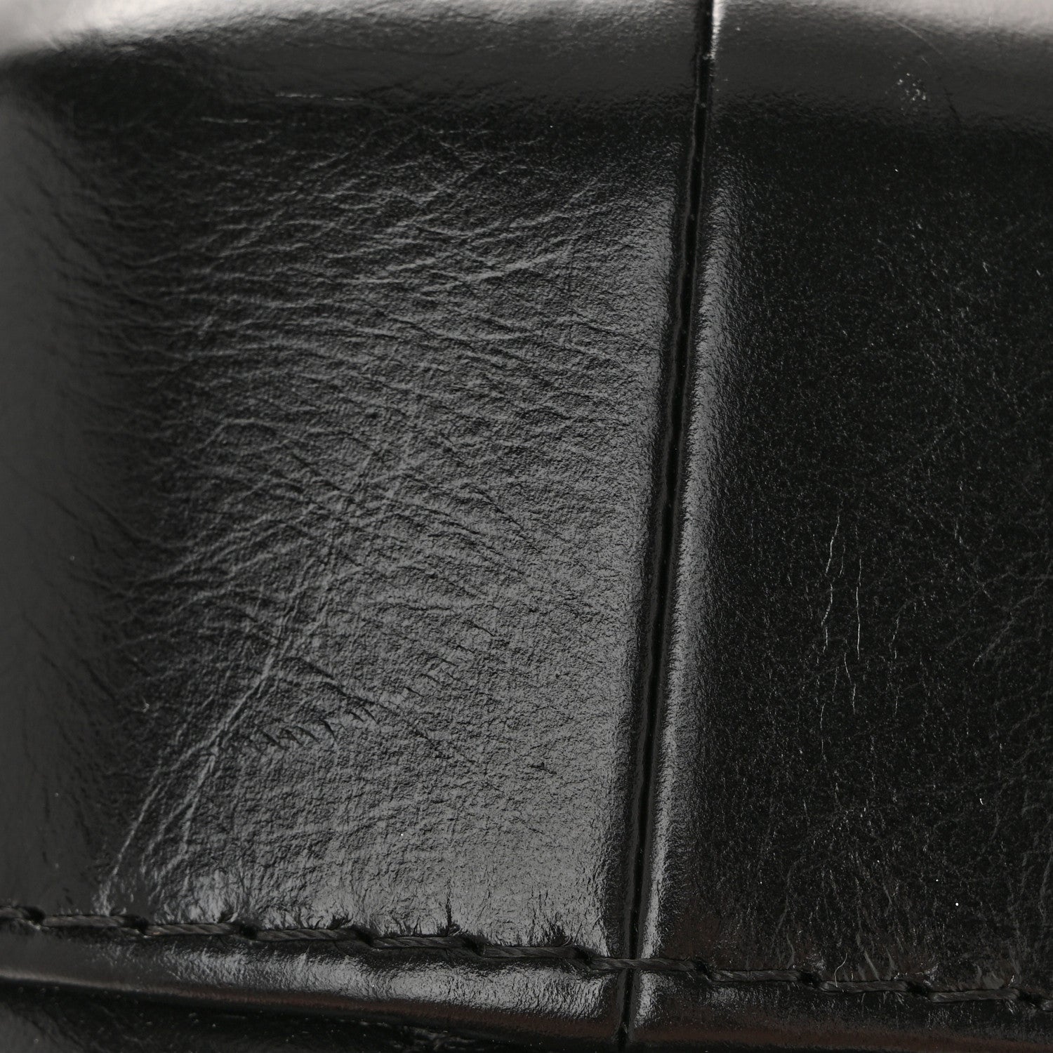 Aged Calfskin Quilted Small Gabrielle Hobo Black