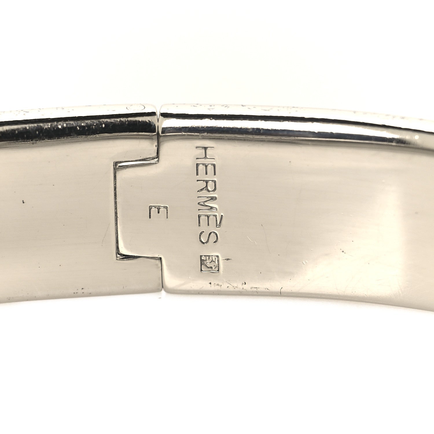 Enamel Narrow Clic Clac H Bracelet GM Vert Amande