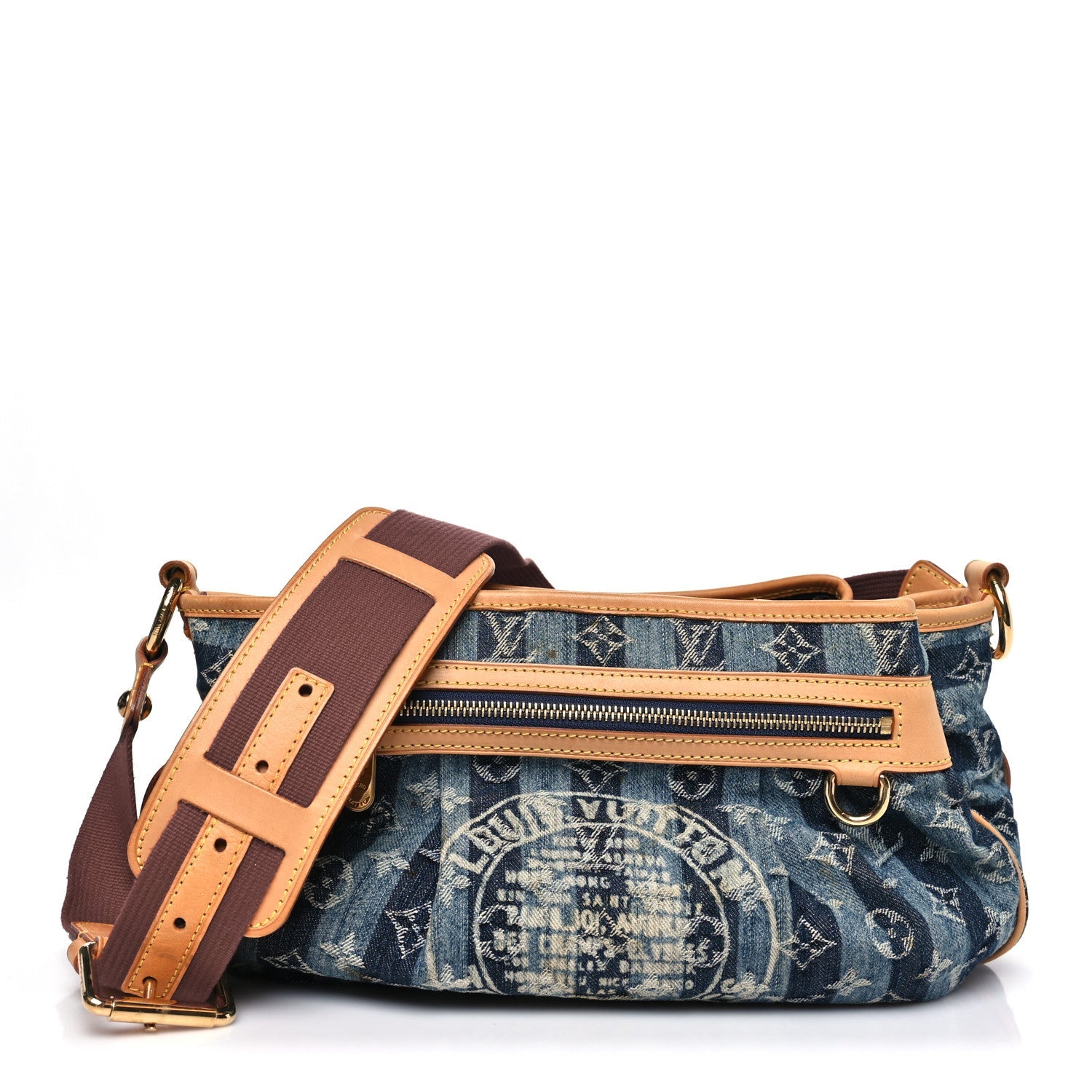 Denim Raye Porte Epaule MM
